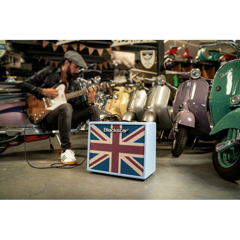 BLACKSTAR DEBUT 50R BABY BLUE UNION FLAG Гітарний комбопідсилювач