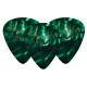 FENDER 351 GREEN PICK GROSS MEDIUM (3 PICKS) Набір медіаторів