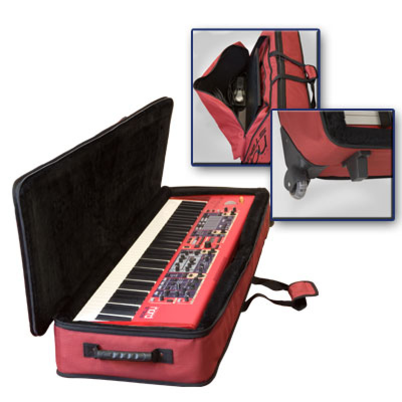 CLAVIA NORD SOFT CASE STAGE/PIANO 88 Напівжорсткий чохол‑кейс на колесах для 88‑клавішних клавіатур Nord