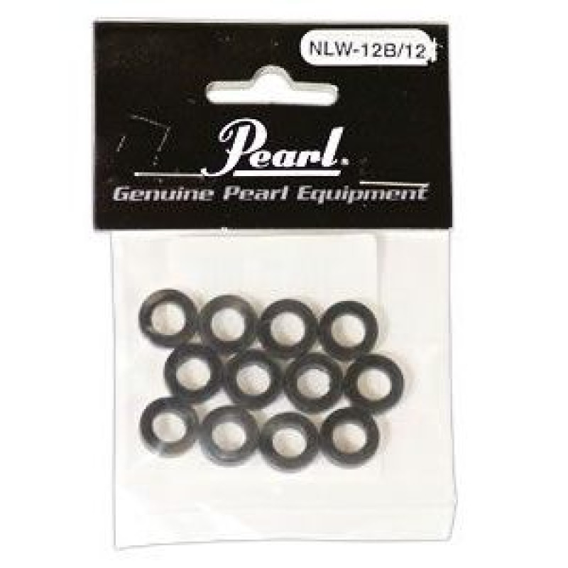 PEARL NLW‑12B/12 Комплект чорних нейлонових прокладок під болти натягу 12 шт.