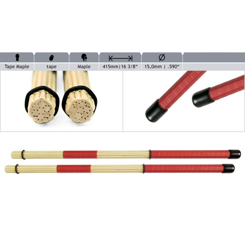 Tape Rods Maple
