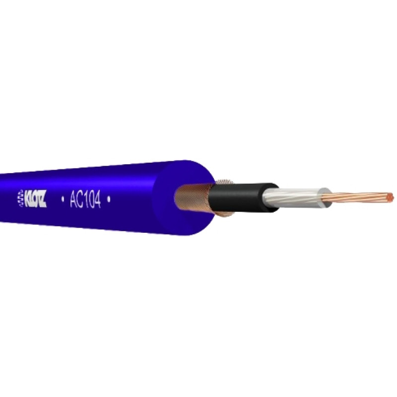 KLOTZ AC104BL Інструментальний кабель 1x0.22 мм² синій