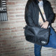 Ultimate CourierBag Black, Orange inside