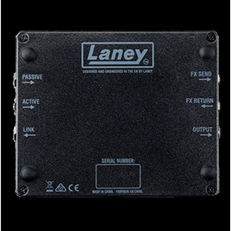 LANEY DB-PRE Бас-гітарний педальний передпідсилювач з FET/Tube каналами