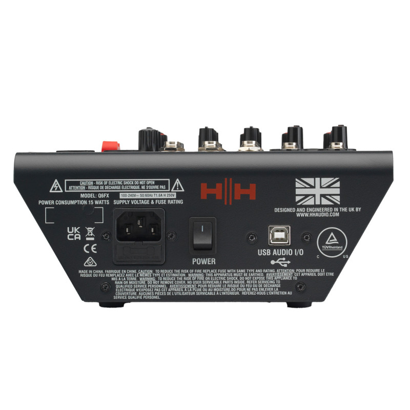 HH ELECTRONICS Q6FX Мікшерний пульт