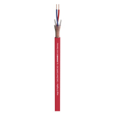 SOMMER CABLE 200-0003 Microphone Cable Stage 22 Highflex; 2 x 0,22 mm²; PVC Ø 6,40 mm; red