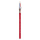 SOMMER CABLE 200-0003 Microphone Cable Stage 22 Highflex; 2 x 0,22 mm²; PVC Ø 6,40 mm; red