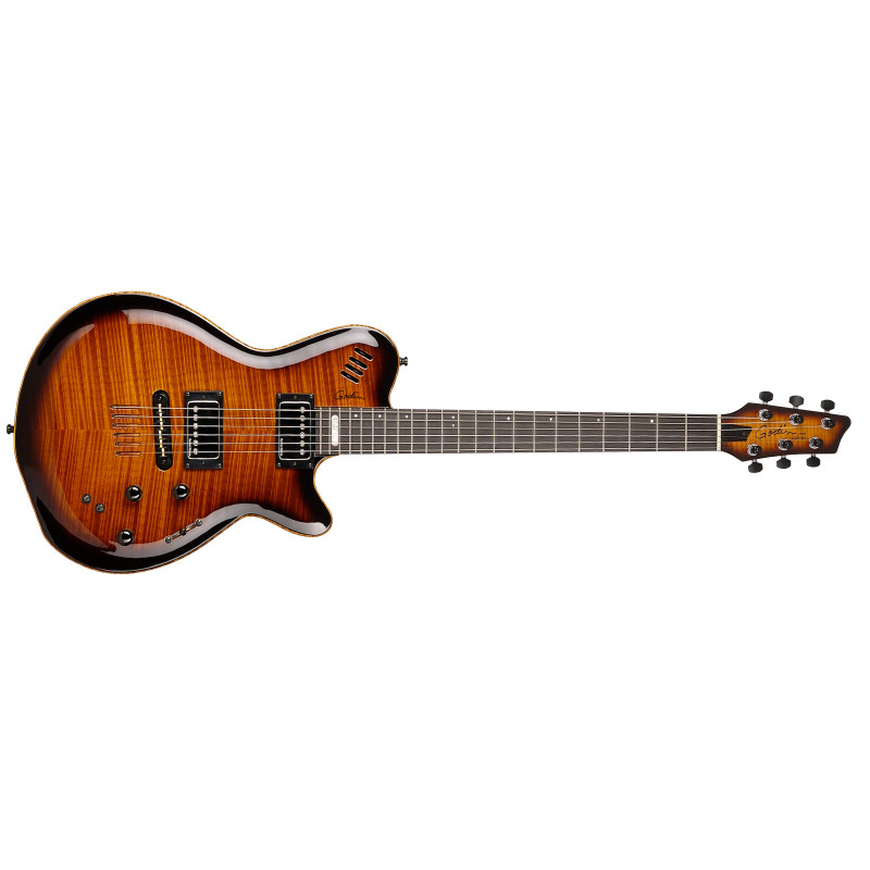 GODIN 024094 - LGX-SA(S) Cognac Burst Flame AAA Электрогитара