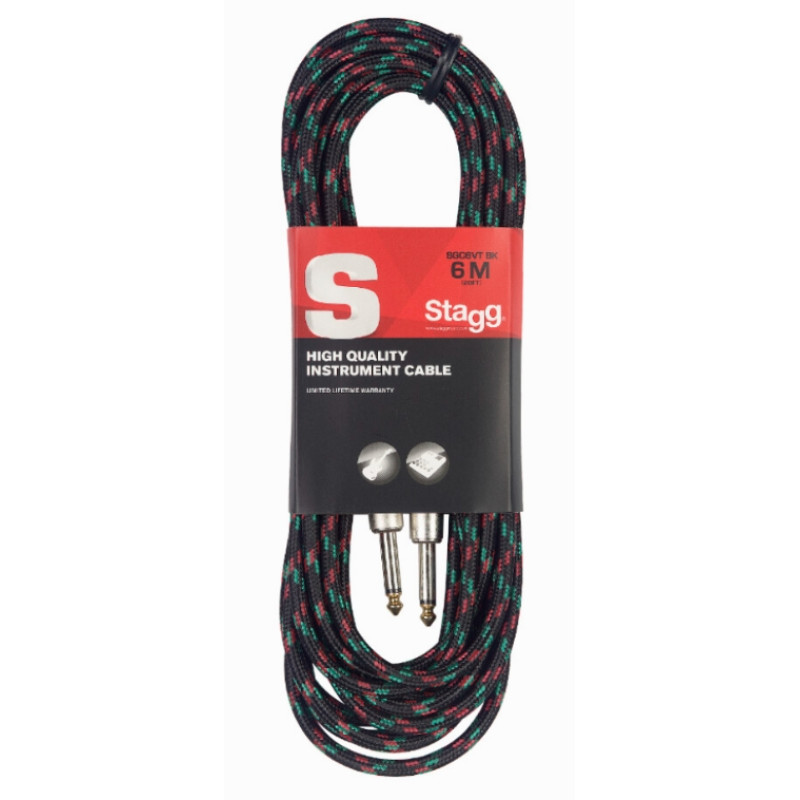 STAGG SGC6VT BK Кабель інструментальний