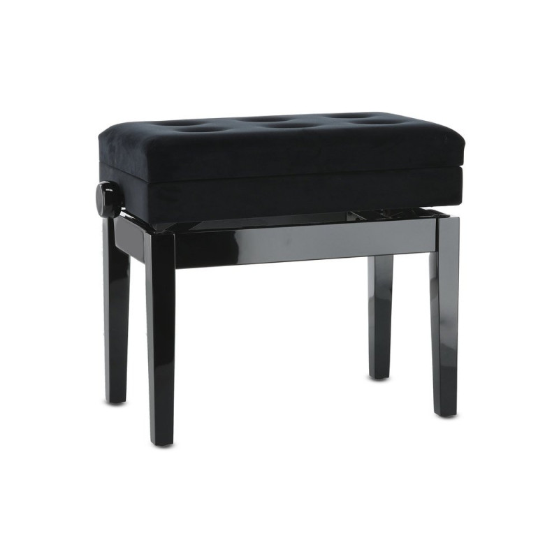 Банкетка для фортепіано GEWA Deluxe Compartment Black High Gloss