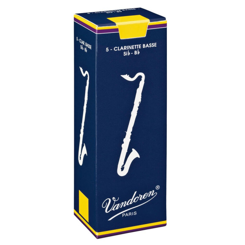 Тростина для бас-кларнета Vandoren Bass Clarinet Traditional 3 (5 шт)
