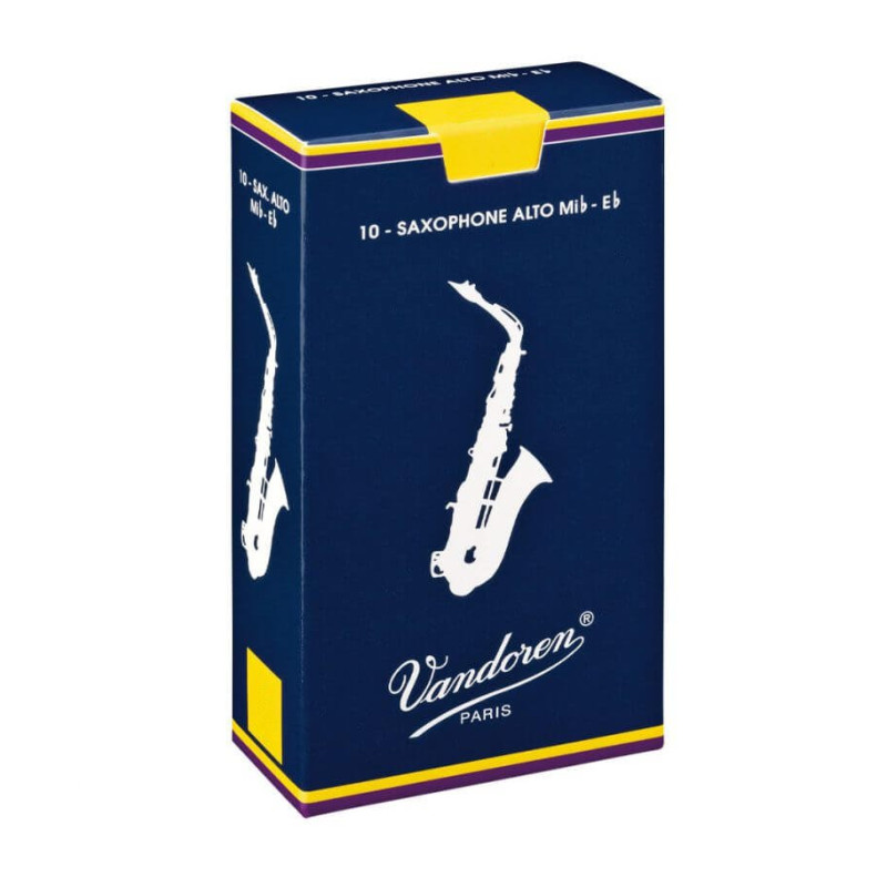 Тростина для альт-саксофона Vandoren Alto Saxophone Traditional 3 1/2 (1 шт)