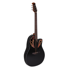 OVATION Celebrity Elite CE44 Mid Cutaway Black Акустична гітара з датчиком