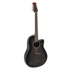 OVATION Celebrity Traditional Plus CS24P Mid Cutaway Transparent Blackburst Flame Акустична гітара з датчиком