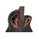OVATION Celebrity Elite CE44 Mid Cutaway Black Акустична гітара з датчиком