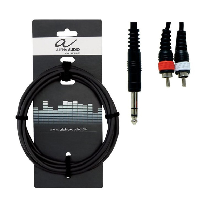 Інсертний кабель GEWA Basic Line Stereo Jack 6,3 мм/2x RCA (1,5 м)