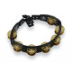 Тамбурин Latin Percussion Cyclop Mountable LP179 (2 ряди) Dimpled Brass, black