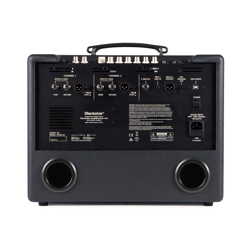 BLACKSTAR Sonnet 120 Black Комбик для акустической гитары