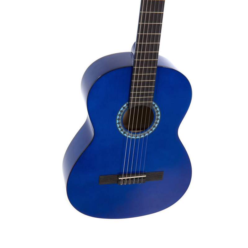 GEWA Basic 4/4 Transparent Blue Класична гітара