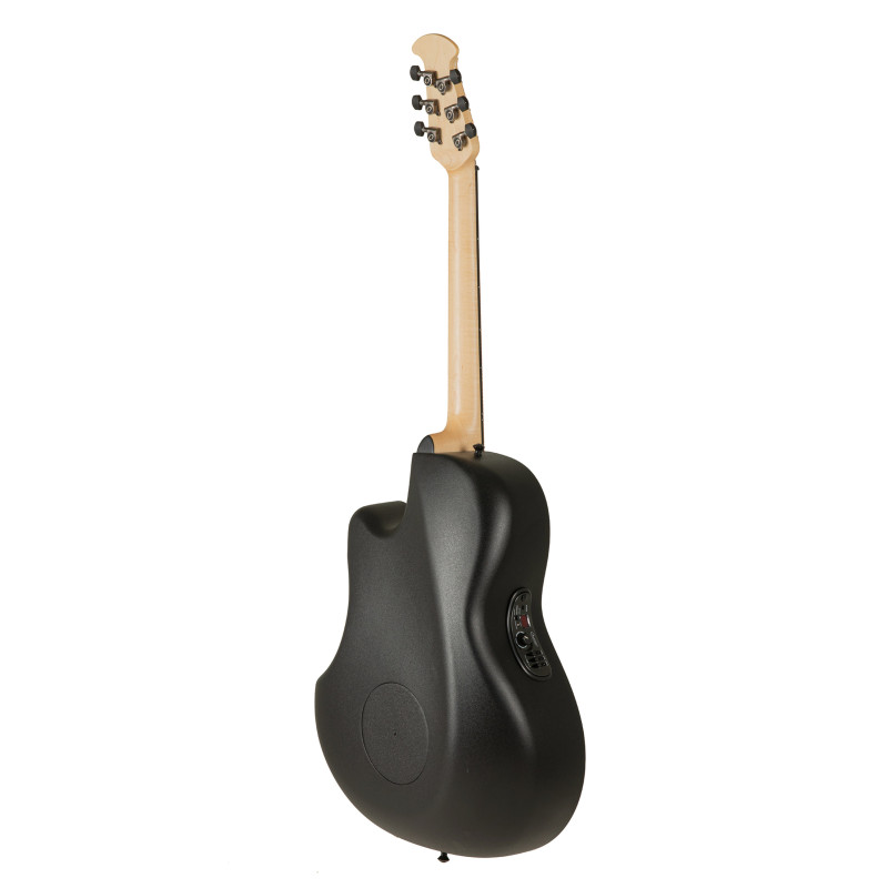 OVATION TX Elite 2078TX Deep Contour Cutaway Black Textured Акустична гітара з датчиком