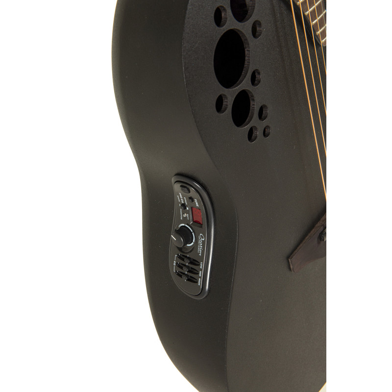 OVATION TX Elite 2078TX Deep Contour Cutaway Black Textured Акустична гітара з датчиком