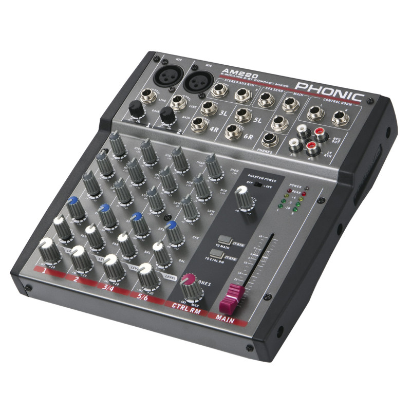 PHONIC AM 220 Микшерный пульт