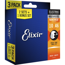 ELIXIR EL NW L (3 Pk) Струни для електрогітари