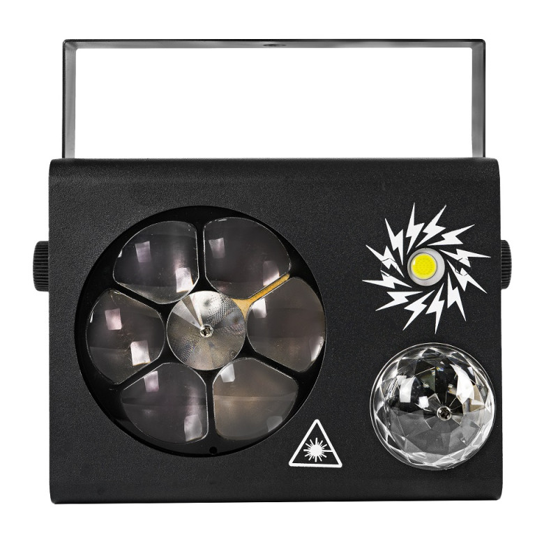FREE COLOR MiniFX 4 Light Компактний LED ефект 4×15 Вт RGBW промінь
