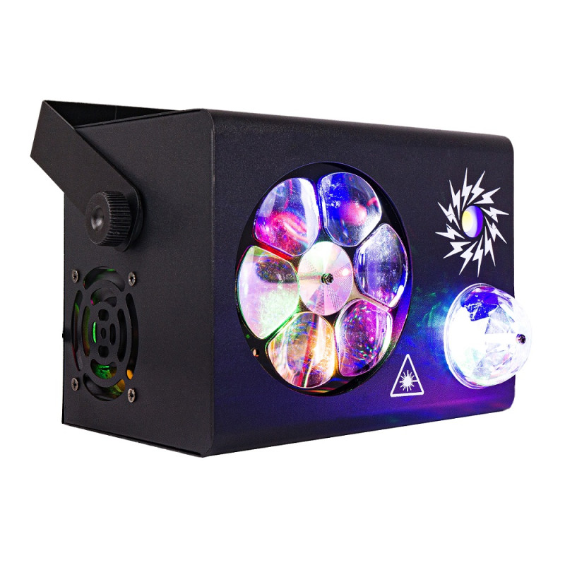 FREE COLOR MiniFX 4 Light Компактний LED ефект 4×15 Вт RGBW промінь