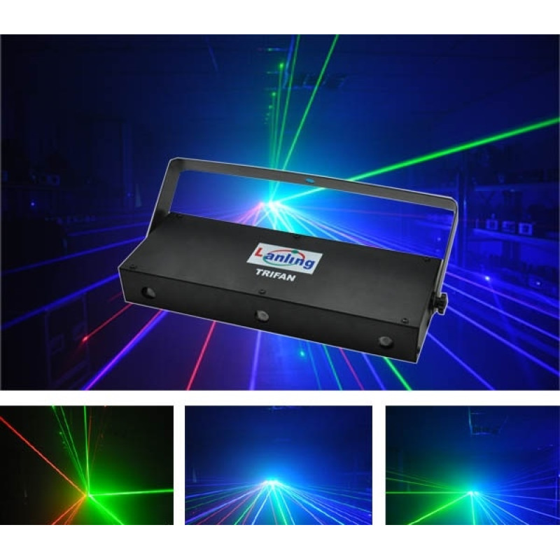 Лазер LanLing LSX3300RGB 300mW RGB Trifan Multi-Effect