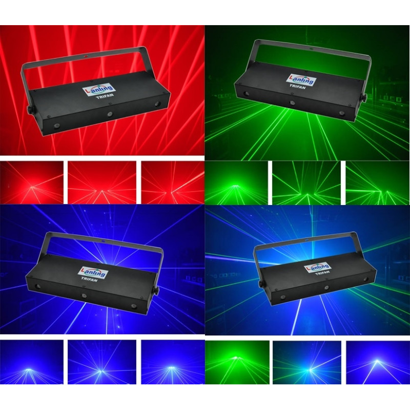 Лазер LanLing LSX3300RGB 300mW RGB Trifan Multi-Effect