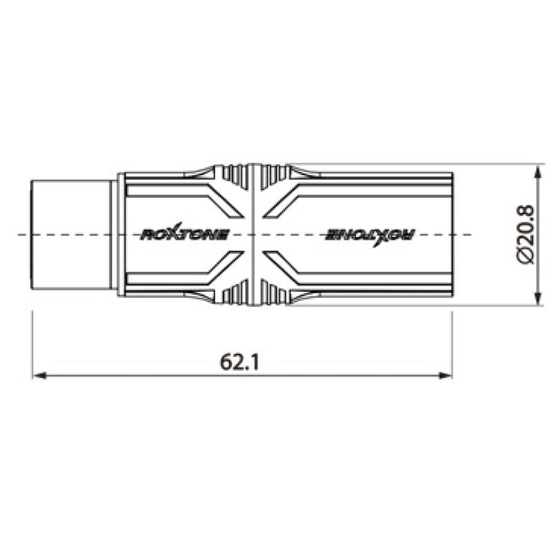 Перехідник Roxtone RA3XFM XLR female (мама) - XLR male (тато)
