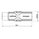 Перехідник Roxtone RA3XFM XLR female (мама) - XLR male (тато)