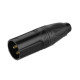 Роз'єм Roxtone RX3M-BG XLR male (тато)