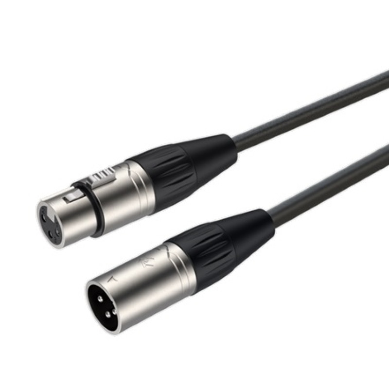 Готовий мікрофонний кабель Roxtone SMXX200L10, 2x0.22 кв.мм, вн.діаметр 6 мм, 10 м