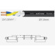 Готовый акустический кабель Roxtone SSJJ210L15, 2x1 кв.мм, вн.диаметр 7 мм, 15 м