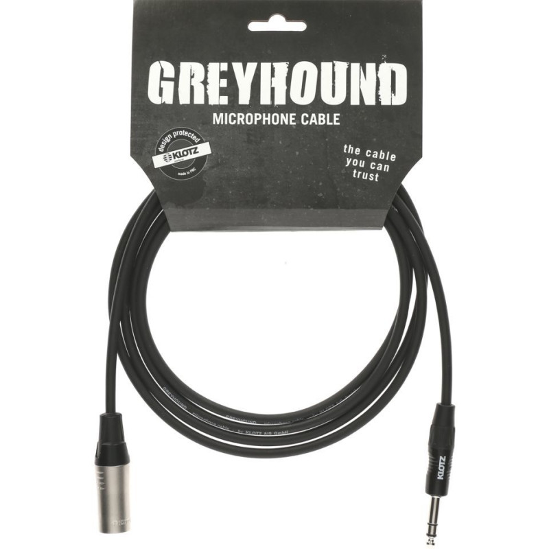 KLOTZ GREYHOUND MICROPHONE CABLE 3 M Кабель микрофонный