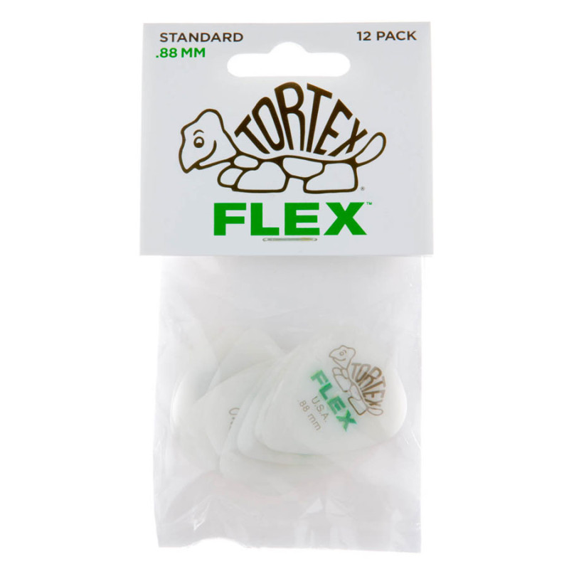 DUNLOP TORTEX FLEX STANDARD PICK .88MM Медіатори