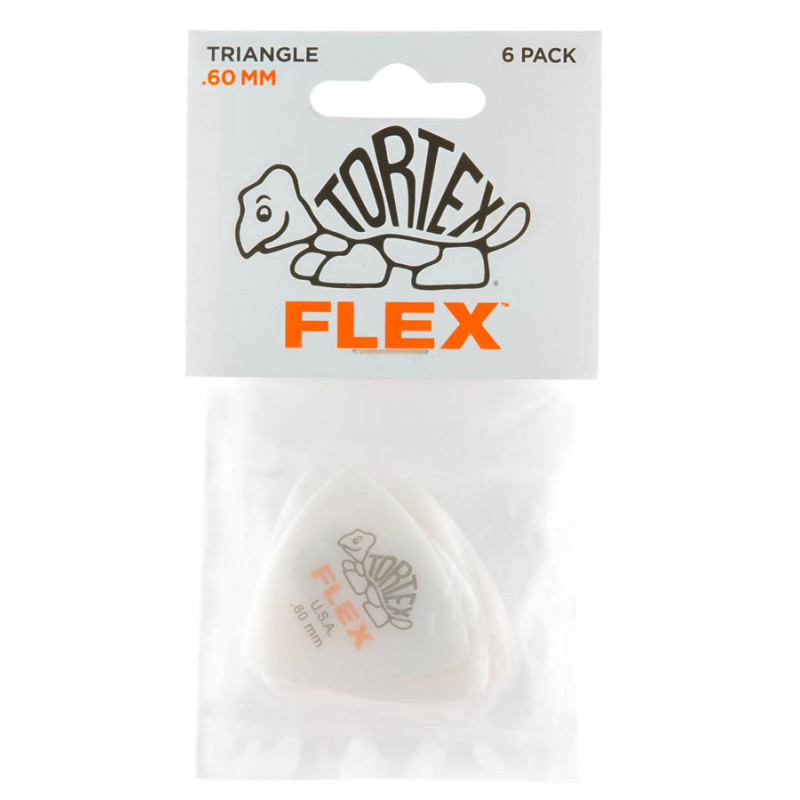 DUNLOP TORTEX FLEX TRIANGLE PICK .60MM Медіатори