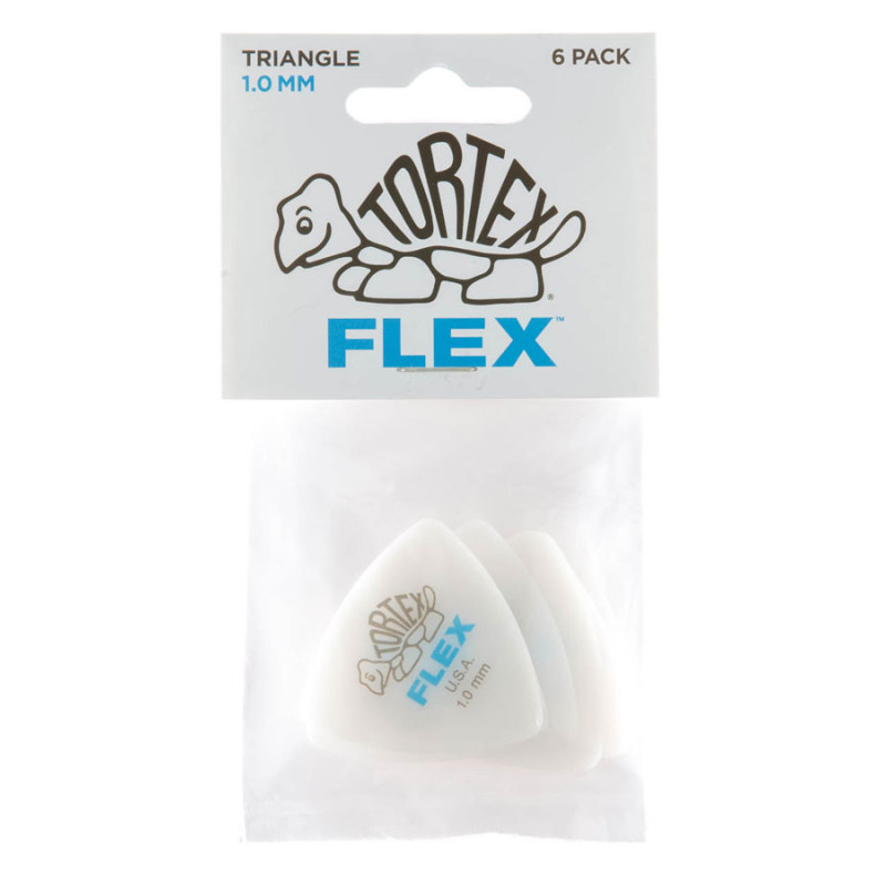 DUNLOP TORTEX FLEX TRIANGLE PICK 1.0MM Медіатори