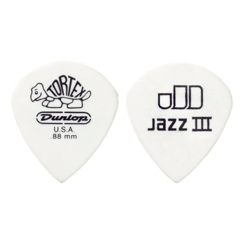 DUNLOP TORTEX WHITE JAZZ III PICK 1.50MM Медіатори