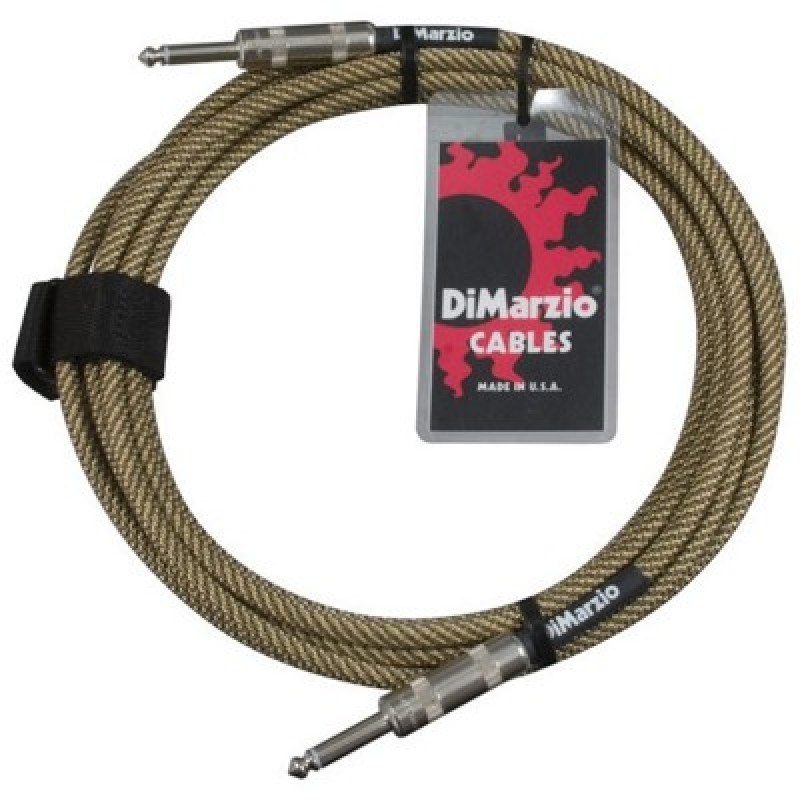 DIMARZIO EP1718SS Instrument Cable 5.5m (Vintage Tweed)