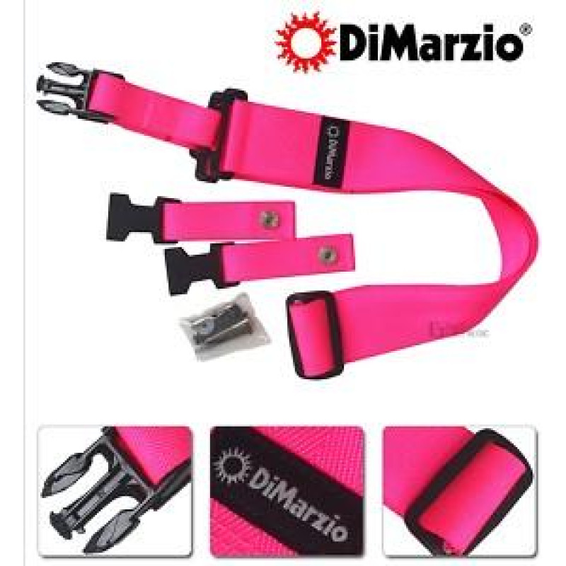 DIMARZIO 2 INCH NYLON CLIPLOCK NEON PINK