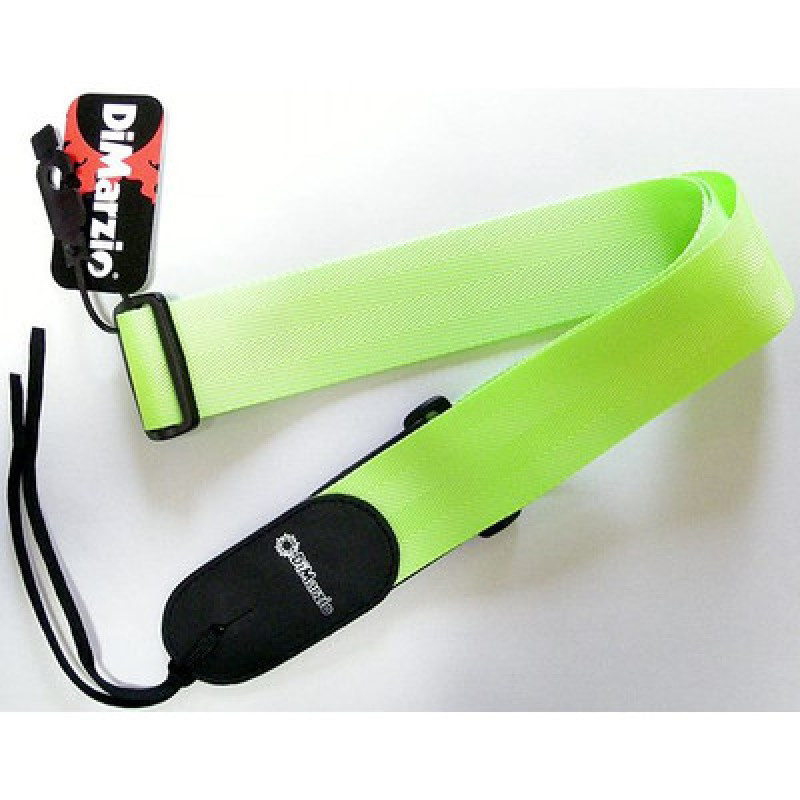 DIMARZIO NYLON WITH LEATHER ENDS (NEON GREEN)