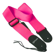 DIMARZIO NYLON WITH LEATHER ENDS (NEON PINK)