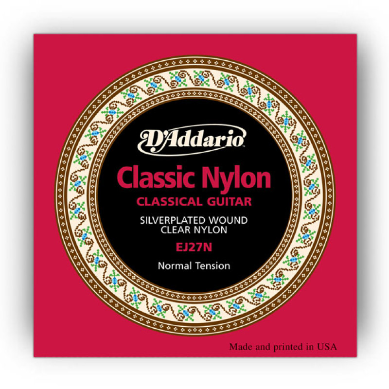 D'ADDARIO EJ27N STUDENT CLASSICS NORMAL TENSION Струни для класичної гітари