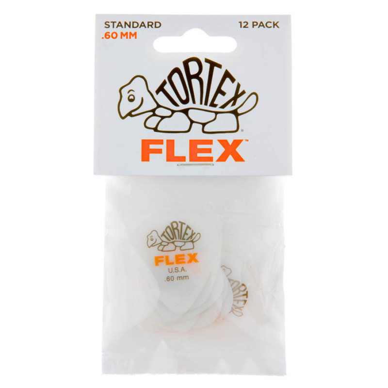 DUNLOP TORTEX FLEX STANDARD PICK .60MM Медіатори