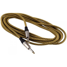 ROCKCABLE RCL30203 TC D/GOLD INSTRUMENT CABLE - VINTAGE TWEED (3M)