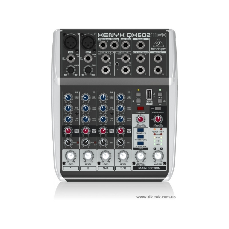 BEHRINGER XENYXQX602MP3 Мікшерний пульт