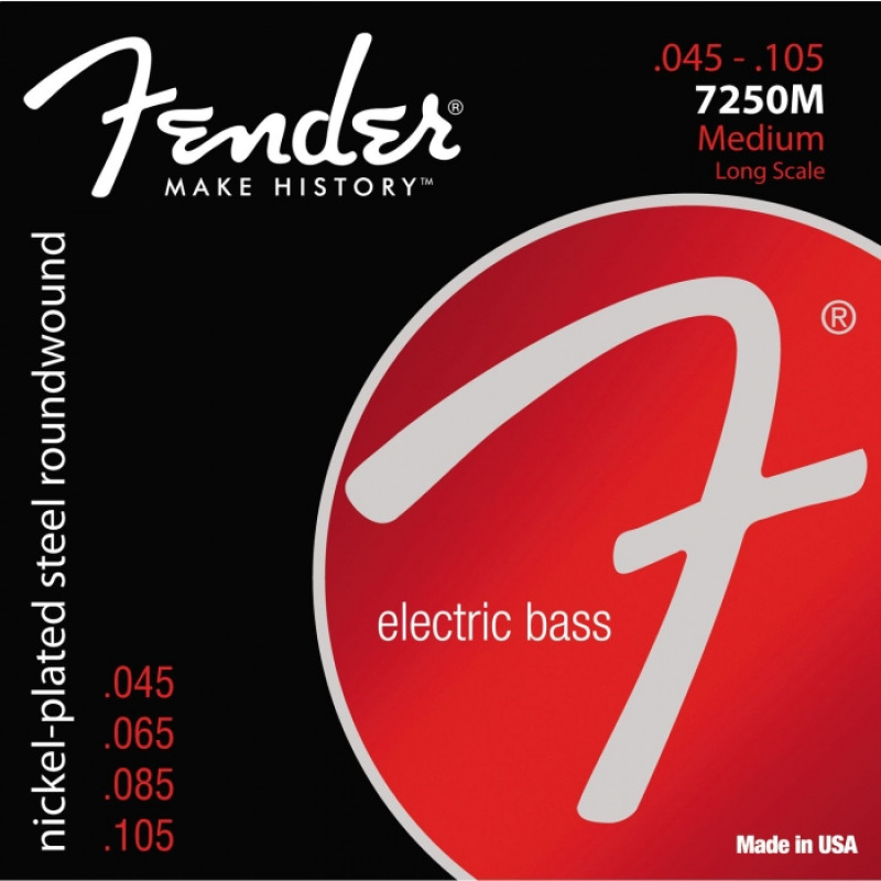 FENDER 7250M Струни для бас-гітари